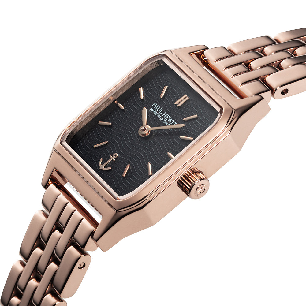 PAUL HEWITT Watch Petit Soleil Rosegold Black PH-W-0336