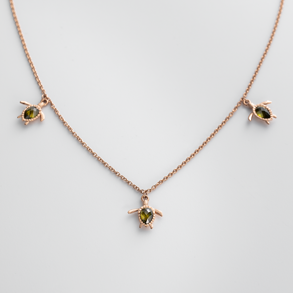 PAUL HEWITT Turtle Necklace Rose Gold PH-JE-0156