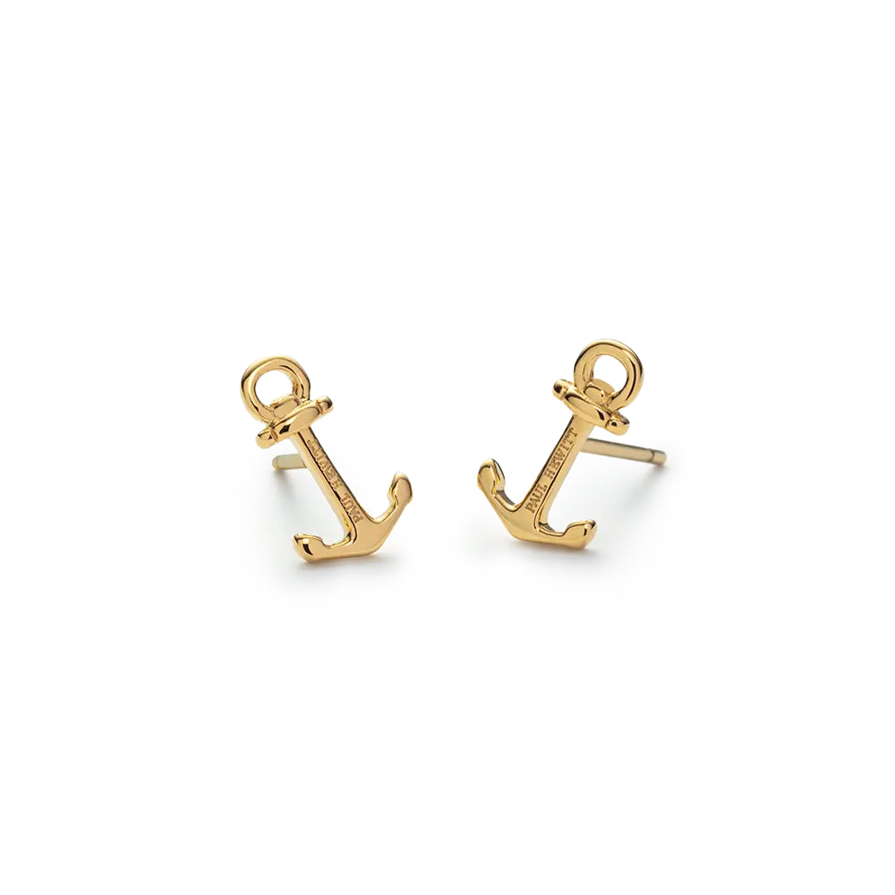 PAUL HEWITT The Anchor Stud Earrings Gold - Marinium PH-JE-0161