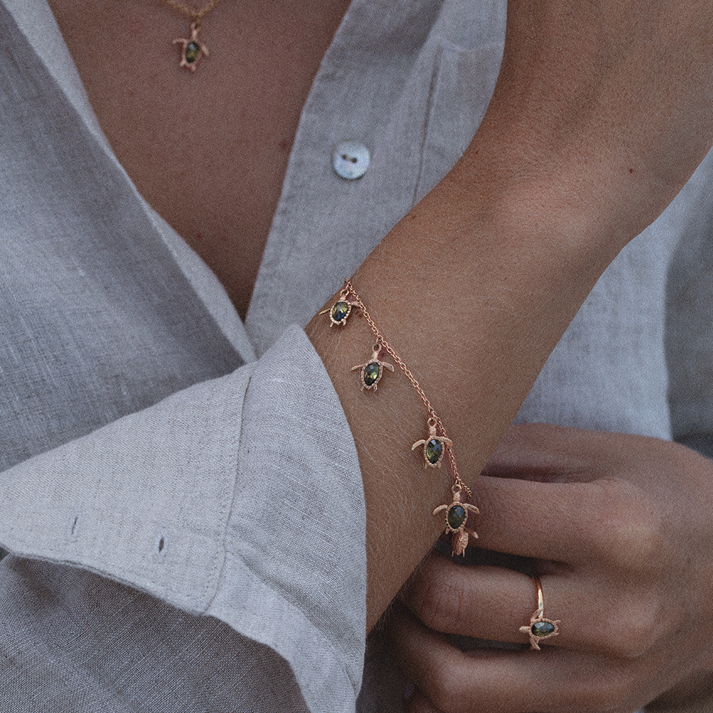 PAUL HEWITT Turtle Bracelet Rose Gold PH-JE-0115