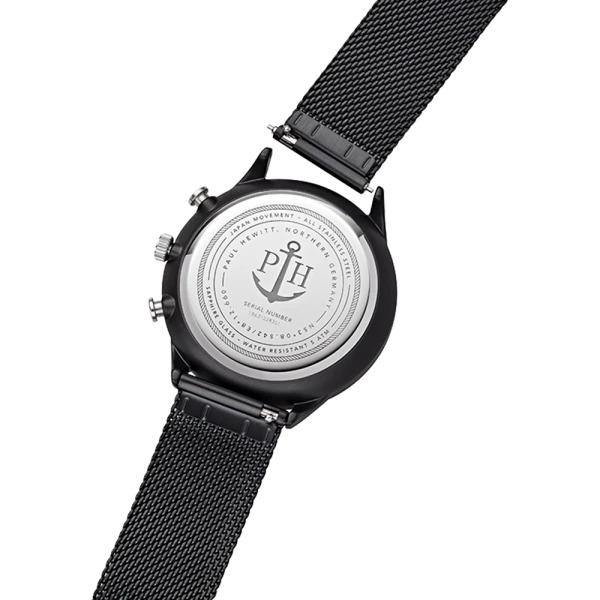 PAUL HEWITT Chrono Watch Black Mesh PH - C - B - BSS - 5M - PAUL HEWITT Hong Kong