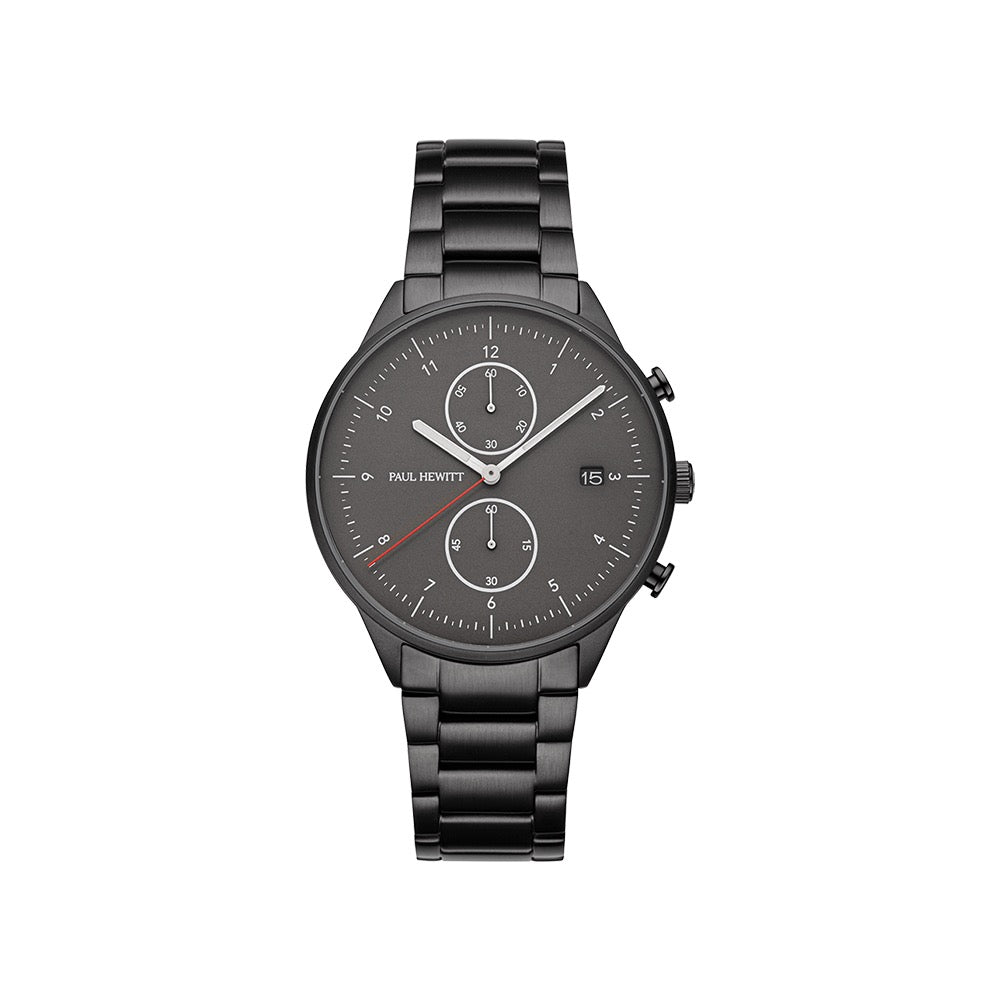 PAUL HEWITT Chrono Watch Black PH004016 - PAUL HEWITT Hong Kong