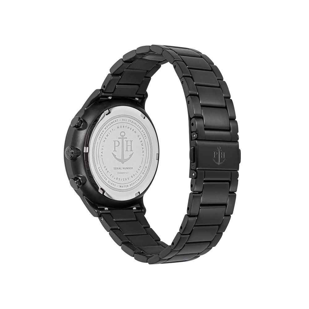 PAUL HEWITT Chrono Watch Black PH004016 - PAUL HEWITT Hong Kong
