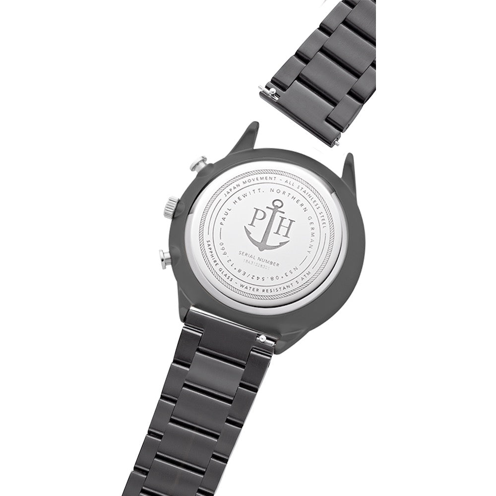 PAUL HEWITT Chrono Watch Gun Black PH002815 - PAUL HEWITT Hong Kong