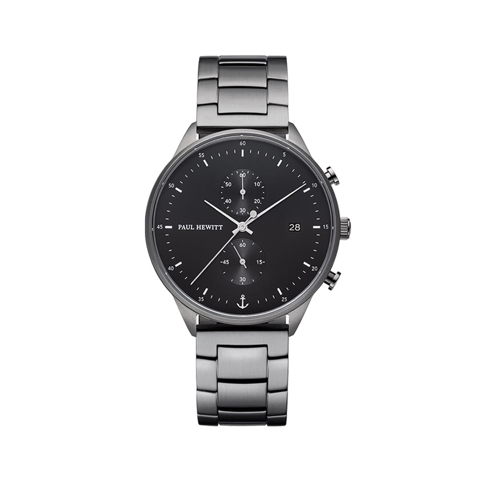 PAUL HEWITT Chrono Watch Gun Black PH002815 - PAUL HEWITT Hong Kong