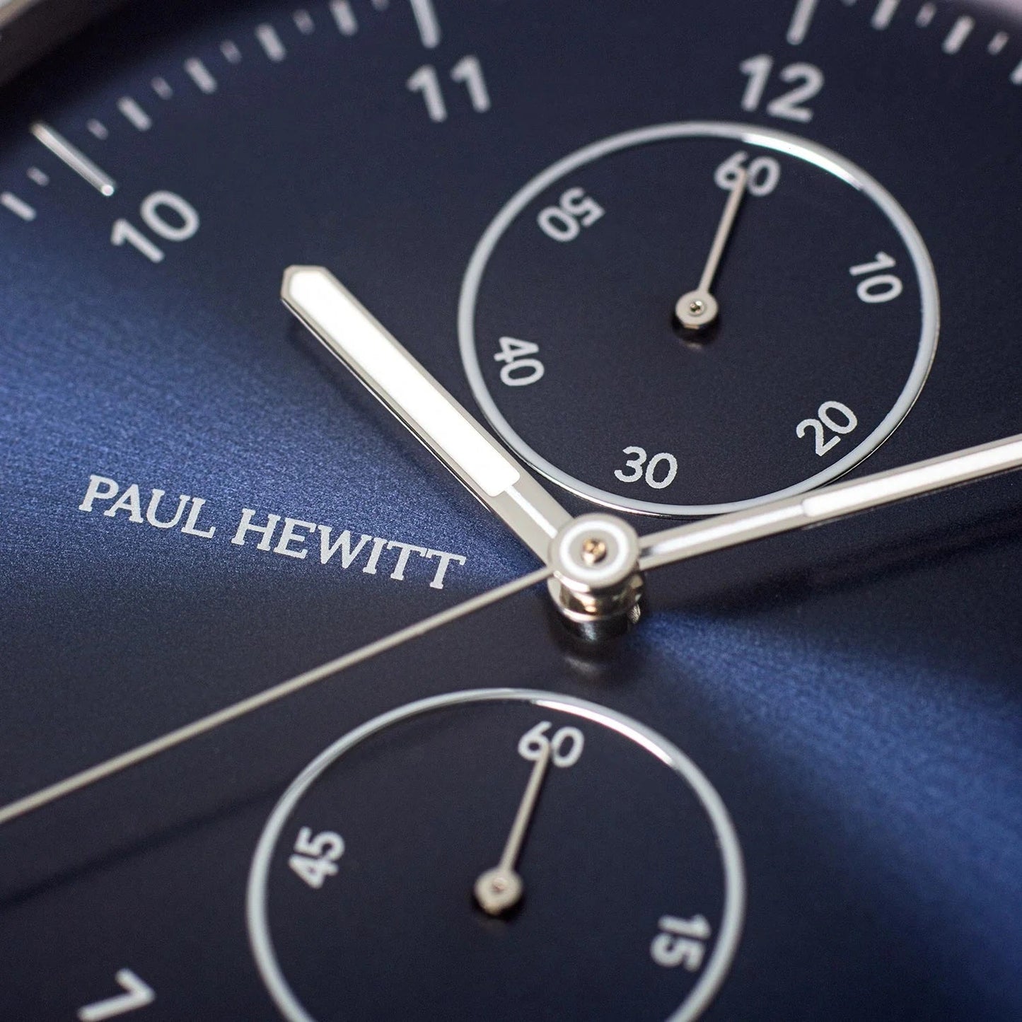 PAUL HEWITT Chrono Watch Silver Blue PH004013 - PAUL HEWITT Hong Kong