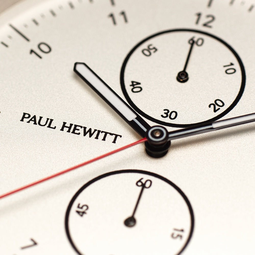 PAUL HEWITT Chrono Watch Silver White PH004014 - PAUL HEWITT Hong Kong