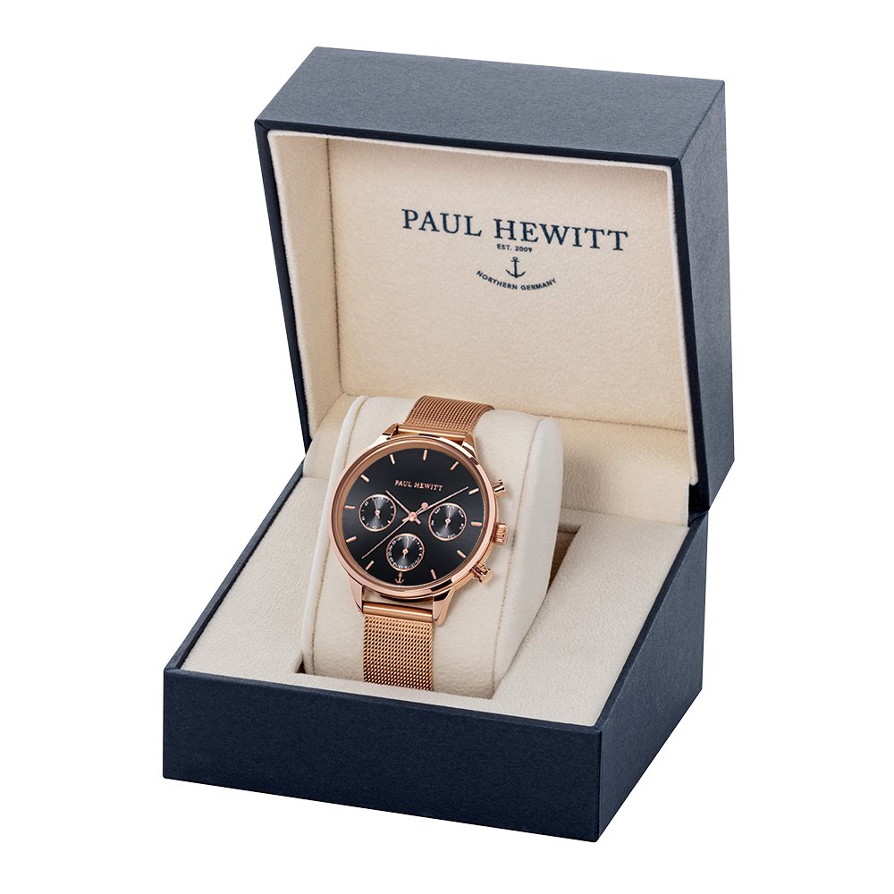 PAUL HEWITT Everpulse Watch Rose Gold Black PH002812 - PAUL HEWITT Hong Kong