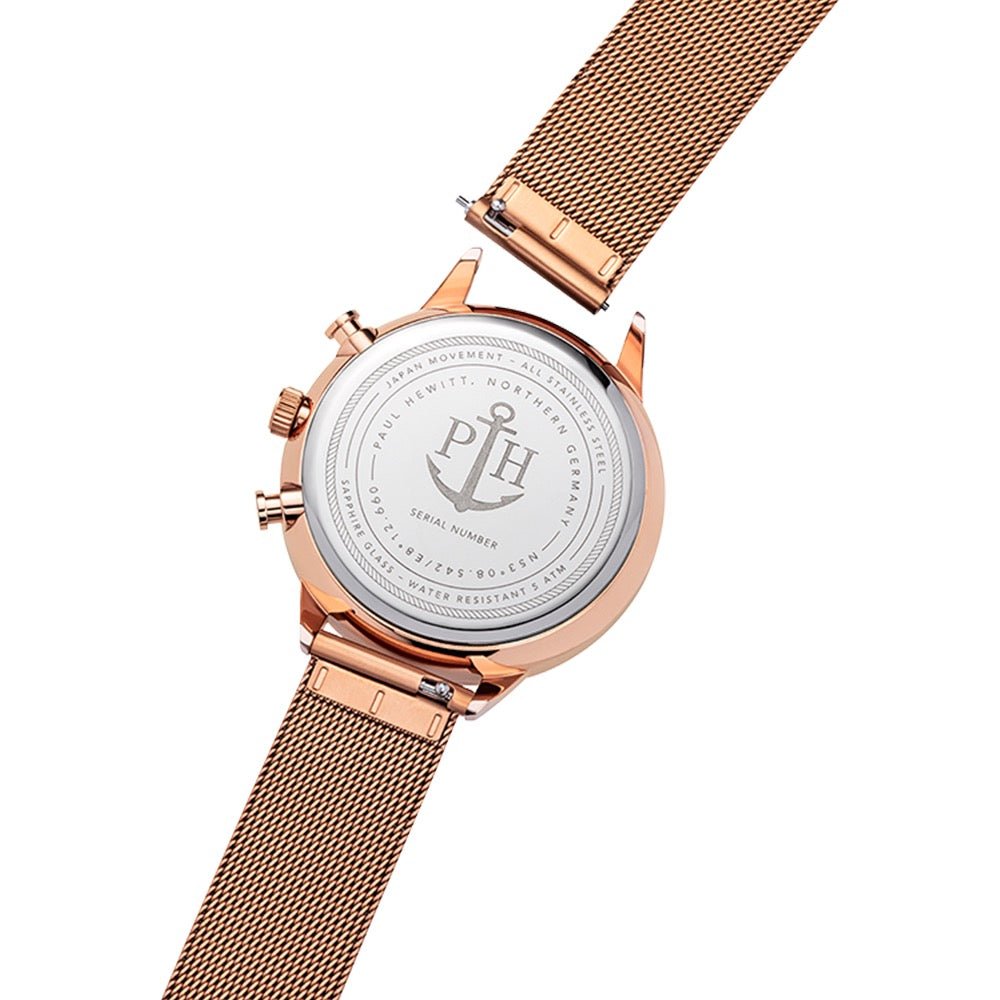 PAUL HEWITT Everpulse Watch Rose Gold Black PH002812 - PAUL HEWITT Hong Kong