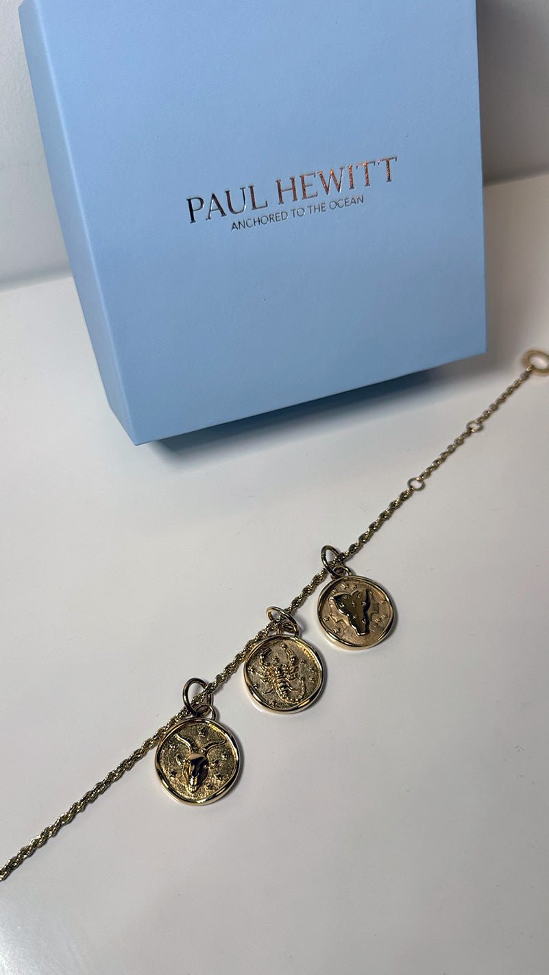 捆綁優惠! Rope Chain Bracelet + Zodiac Charm (Gold) - PAUL HEWITT Hong Kong