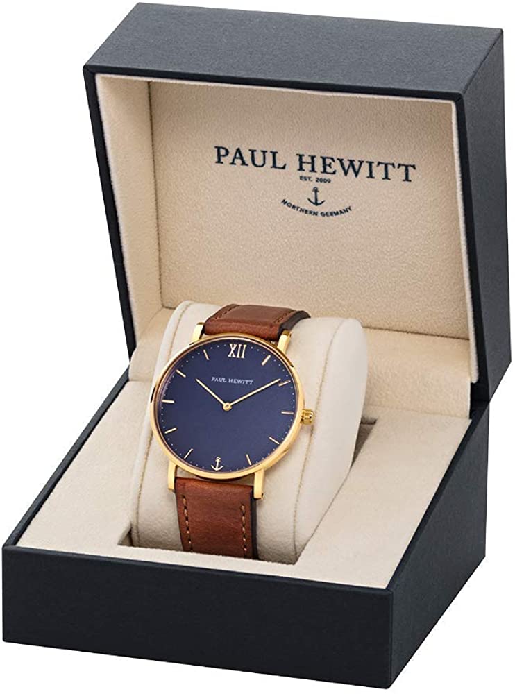 PAUL HEWITT Sailor 39mm Watch PH-SA-G-St-B-1M