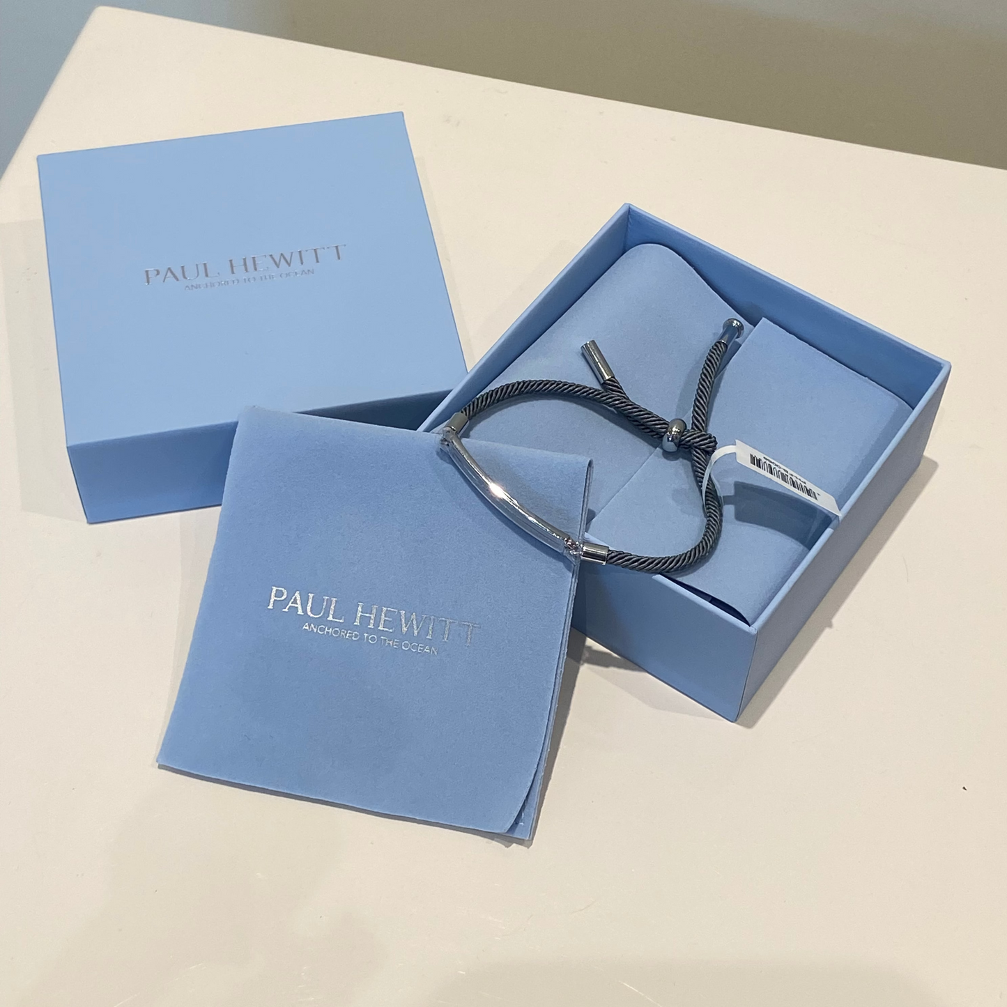 PAUL HEWITT Vitamin Sea Grey Engravable Bracelet PH-FB-0069