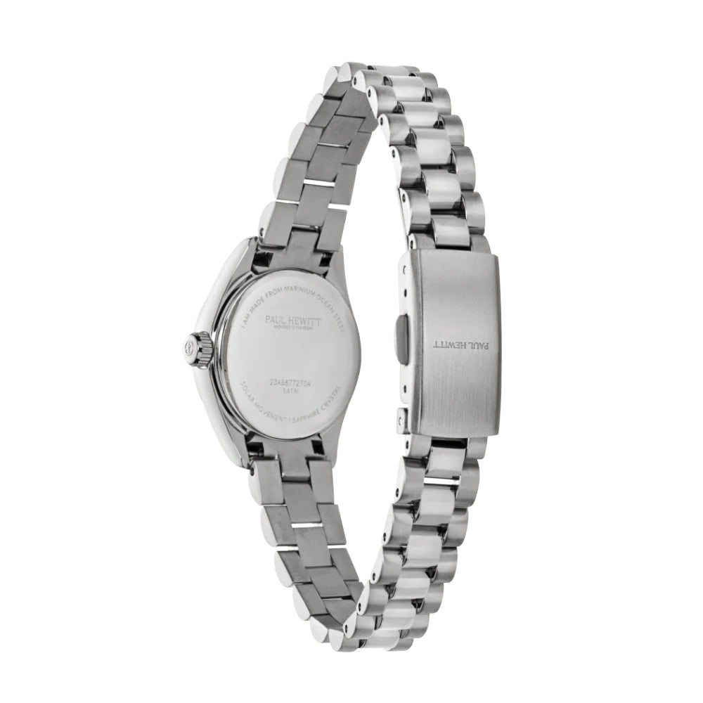 PAUL HEWITT Petit Soleil Round Watch Silver Pearl PH-W-1181