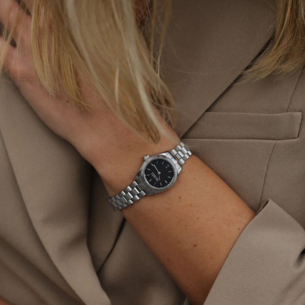 PAUL HEWITT Petit Soleil Round Watch Silver Balck PH-W-1183