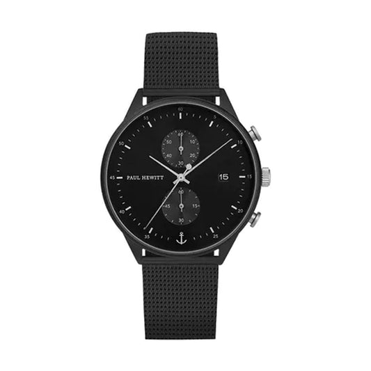 PAUL HEWITT Chrono Watch Black Mesh PH - C - B - BSS - 5M - PAUL HEWITT Hong Kong