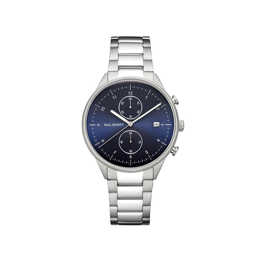 PAUL HEWITT Chrono Watch Silver Blue PH004013 - PAUL HEWITT Hong Kong