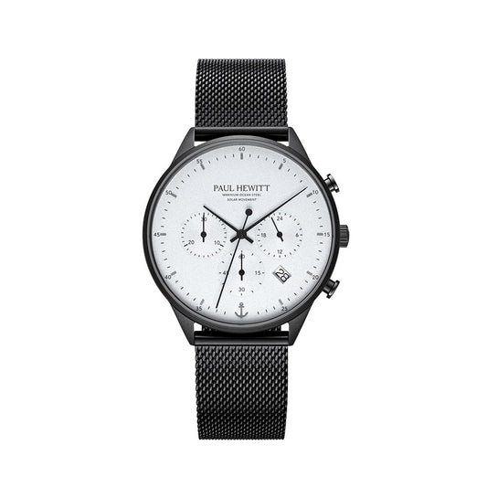 PAUL HEWITT Watch Chrono Black White PH - W - 0300 - PAUL HEWITT Hong Kong
