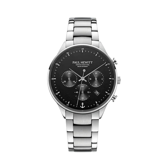 PAUL HEWITT Watch Chrono Silver Black PH - W - 0301 - PAUL HEWITT Hong Kong