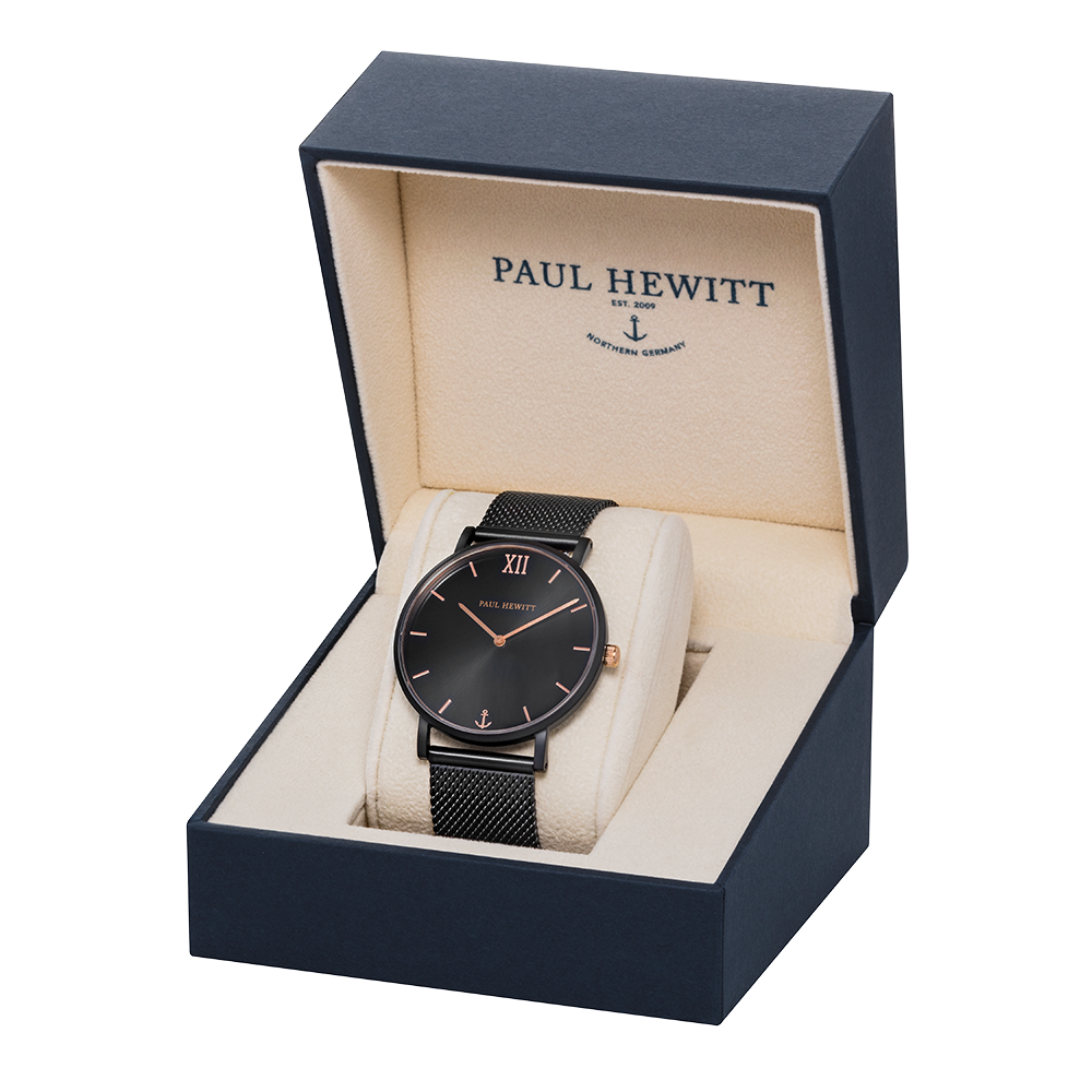 PAUL HEWITT Sailor 39mm Watch Black PH-SA-B-BSR-4S – PAUL HEWITT Hong Kong